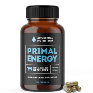 Primal Energy - Beef Liver Capsules - 100% Grass Fed - Ancestral Nutrition - 120 caps