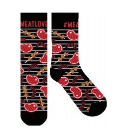 Frankly Funny Novelty Socks - Meat Lover Grill BBQ