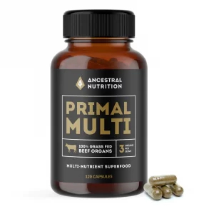Primal Multi - Beef Organs - 100% Grass Fed - Ancestral Nutrition - 120 caps